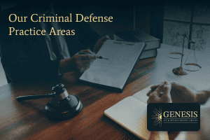 Our criminal defense practice areas