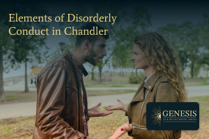 Elements of disorderly conduct in Chandler
