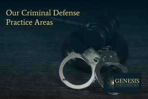 Our criminal defense practice areas