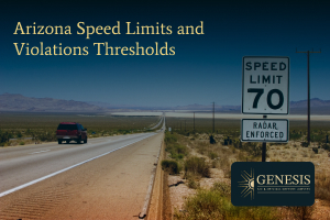 Arizona speed limits and violations thresholds